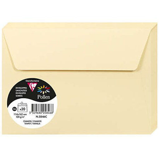 Picture of Envelopes 11x16cm Chamois Claire Fontaine