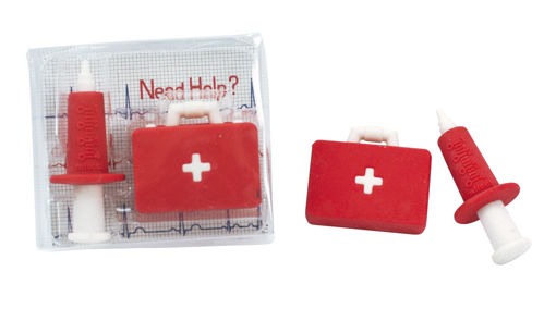 Picture of Eraser Fantasy (Set of 2) Red/White Trendhaus