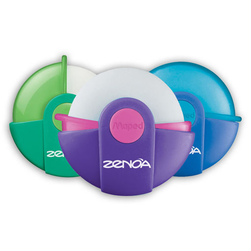 Picture of Eraser Fantasy Assorted Colors Round Maped
