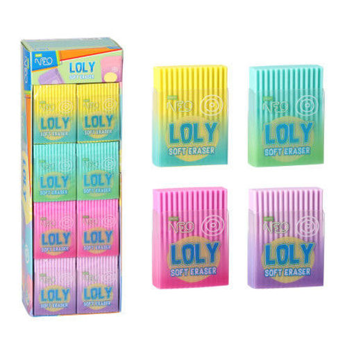 Picture of Eraser Fantasy Medium Neon Color