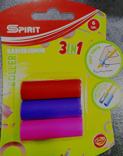 Picture of Eraser Medium (Set of 6) Round Spirit
