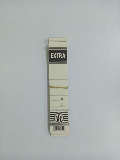Picture of Etiquette adhesive pour classeur extra 593