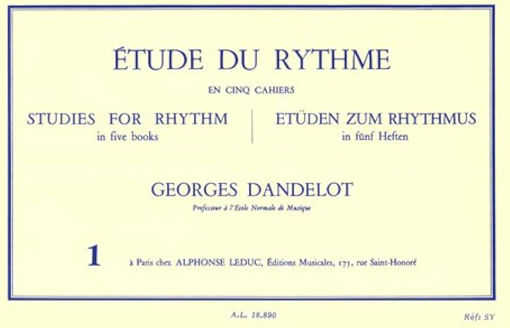 Picture of Etude Du Rythme Georges Dandelot