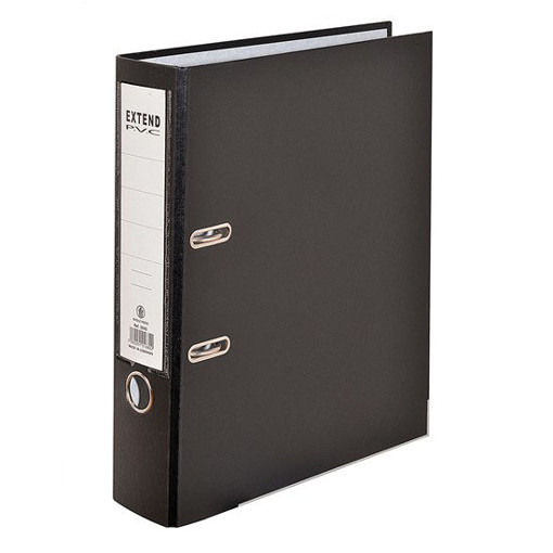 Picture of Binder with lever File 8cm A4 Black Card board Ext