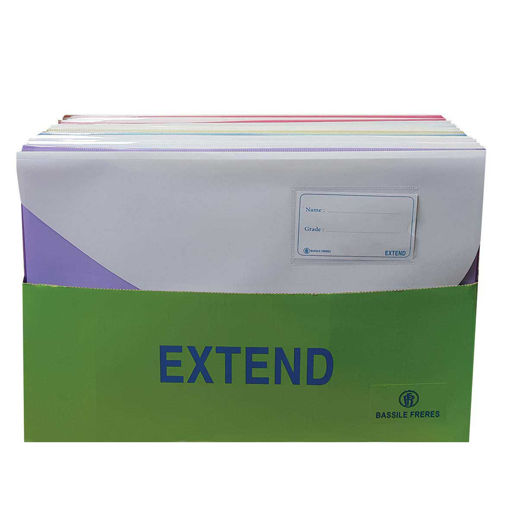 Picture of Button File Colored 2Compartments Extend