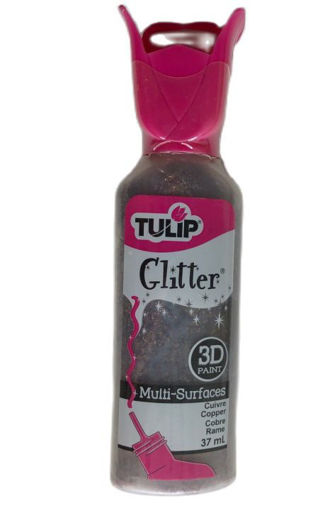 Picture of Fabric Paint 37ml Glitter Copper 3D Tulip