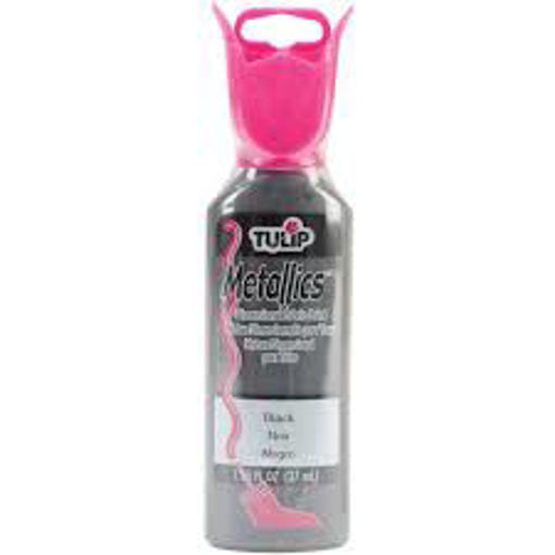 Picture of Fabric Paint 37ml Metallic Black 3D Tulip