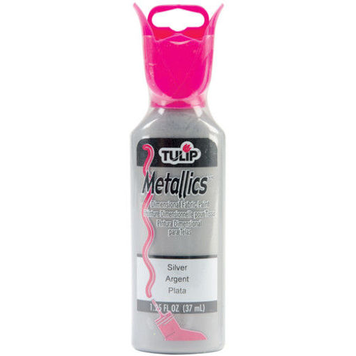 Picture of Fabric Paint 37ml Metallic Silver 3D Tulip