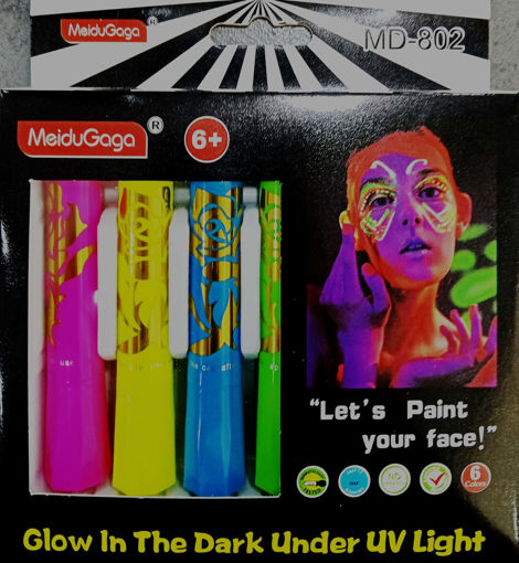 Picture of Face Painting (Set of 6) Glow In The Dark Kreative