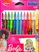 Picture of Felt pens 12colors Barbie Maped