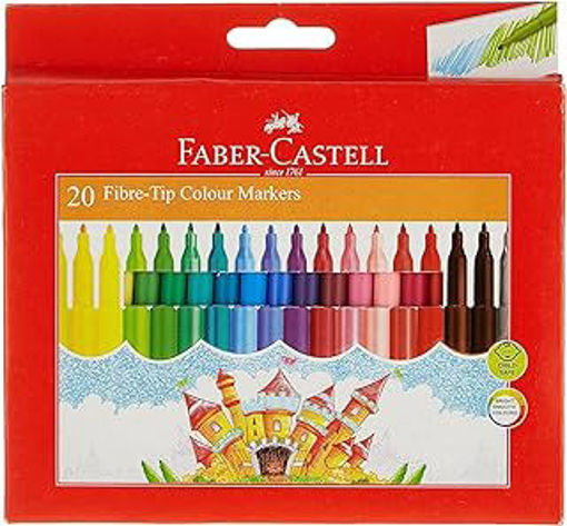 Picture of Felt pens 20colors Washable Faber-Castell