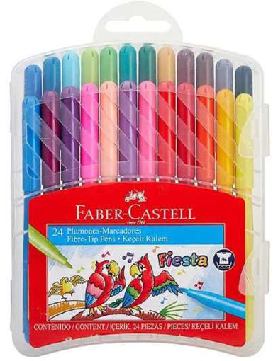 Picture of Felt pens 24colors 0.7mm Washable Faber-Castell