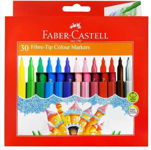 Picture of Felt pens 30colors Washable Faber-Castell