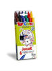 Picture of Felt pens 12colors 6pcs Twin Tip Toycolor