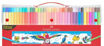 Picture of Felt pens 72colors 0.7mm Washable Faber-Castell