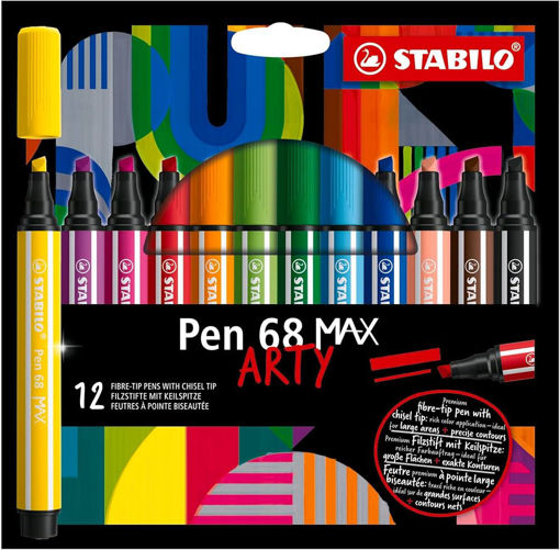 Picture of Fiber Pen Pack 6colors 5mm Stabilo Pen 68
