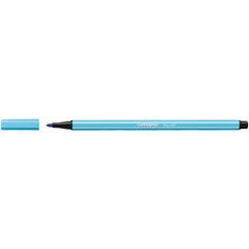 Picture of Fiber Pen Azure Blue 1mm Stabilo Pen 68