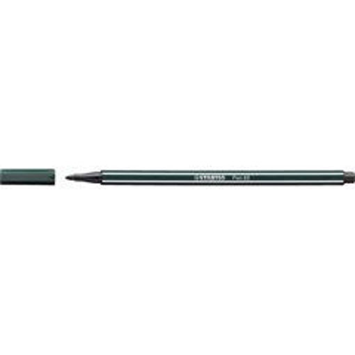 Picture of Fiber Pen Dark Green 1mm Stabilo Pen 68