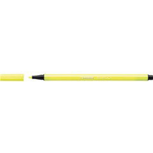 Picture of Fiber Pen Lemon Yellow 1mm Stabilo Pen 68