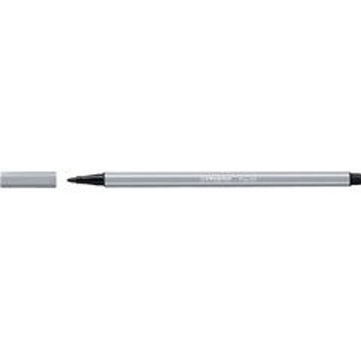 Picture of Fiber Pen Medium Cold Grey 1mm Stabilo Pen 68
