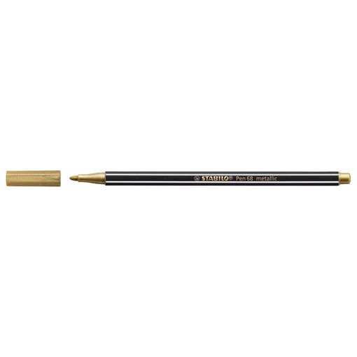 Picture of Fiber Pen Metallic Gold 1mm Stabilo Pen 68