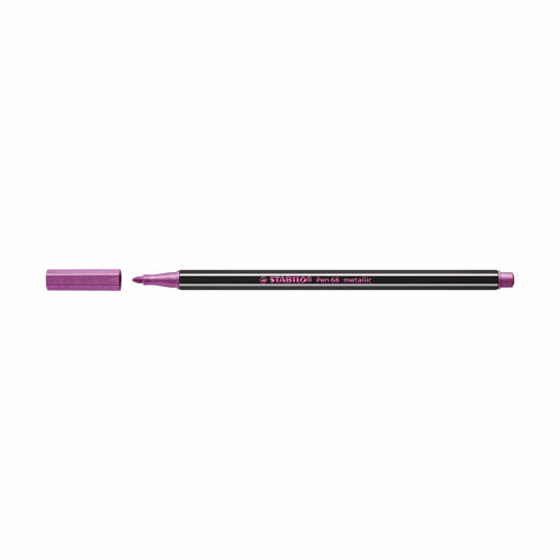 Picture of Fiber Pen Metallic Rose 1mm Stabilo Pen 68