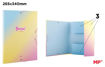 Picture of Elastic File 26X34mm Rainbow Cardboard MP