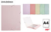 Picture of Elastic File A4 Pastel Color Card board MP