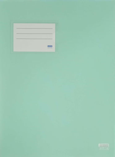Picture of File plastique avec 2 trou  pastel green  A4
