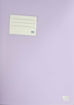 Picture of File plastique avec 2 trou  pastel purple A4