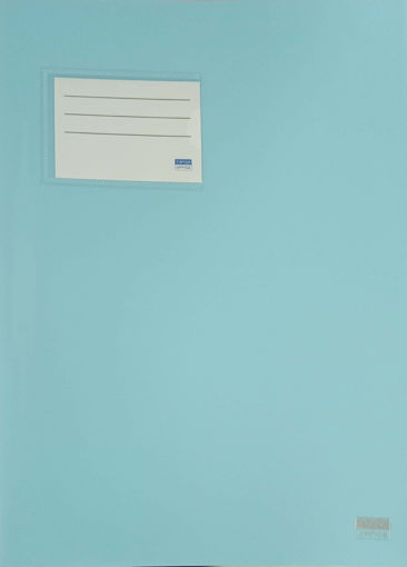 Picture of File plastique avec 2 trou pastel blue  A4