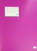 Picture of File plastique avec 2 trou rose  A4