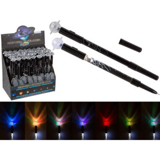 Picture of Fineliner  Pen  LED Saturn with batteries 21 cm