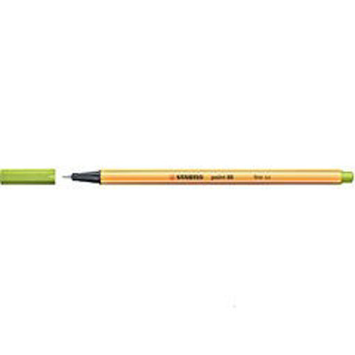Picture of Fineliner Apple Green 0.4mm Stabilo Point 88