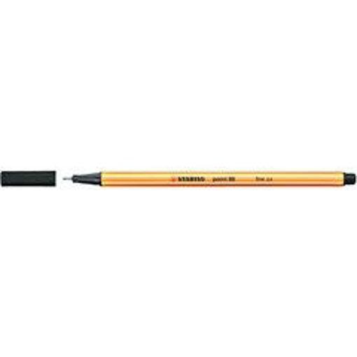 Picture of Fineliner Black 0.4mm Stabilo Point 88