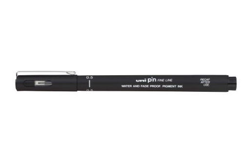 Picture of Fineliner Black 0.5mm Uni-Pin