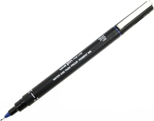 Picture of Fineliner Fine Blue 0.4mm Uni-Pin