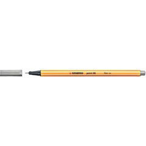 Picture of Fineliner Light Grey 0.4mm Stabilo Point 88