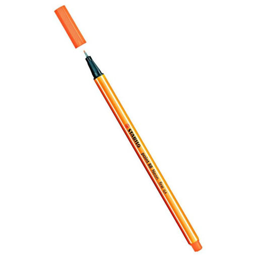 Picture of Fineliner Neon Orange 0.4mm Stabilo Point 88