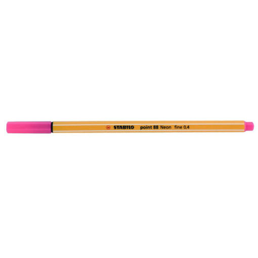 Picture of Fineliner Neon Pink 0.4mm Stabilo Point 88