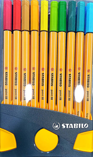 Picture of Fineliner Pack 20colors 0.4mm Stabilo Point 88