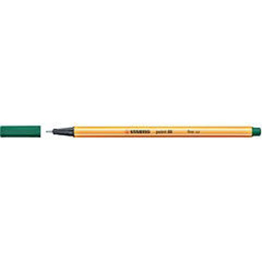 Picture of Fineliner Pine Green 0.4mm Stabilo Point 88