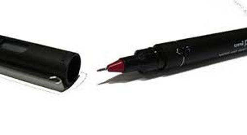 Picture of Fineliner Red 0.2mm Uni-Pin
