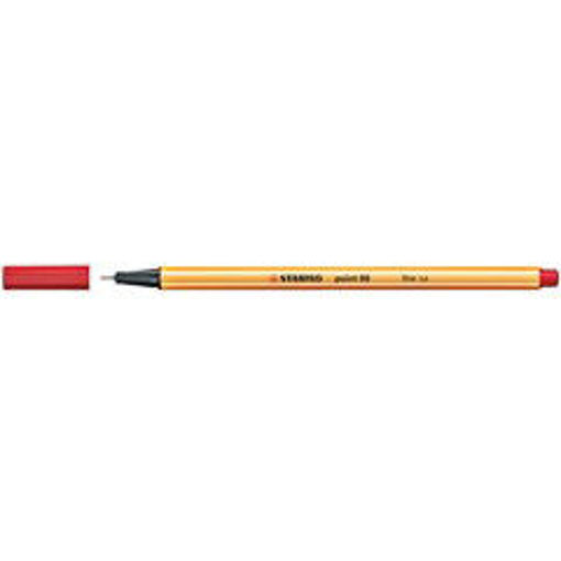 Picture of Fineliner Red 0.4mm Stabilo Point 88