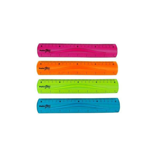 Picture of Flexible Ruler 20cm Neon Color Colorino