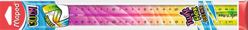 Picture of Flexible Ruler 30cm Assorted Colors Maped