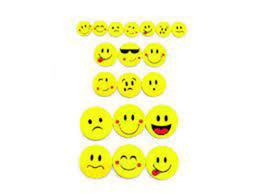 Picture of Foam 60pcs Smiley Hand Craft