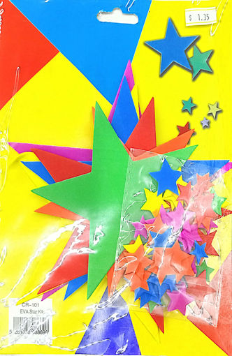 Picture of Foam 6pcs Stars Hand Craft