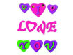 Picture of Foam Heart Hand Craft