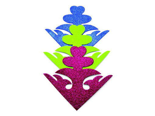 Picture of Gliter Foam Corner Hand Craft